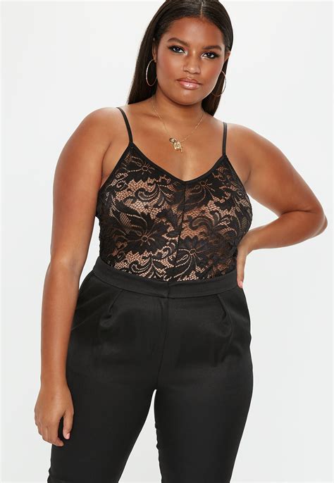 plus size lace bodysuit